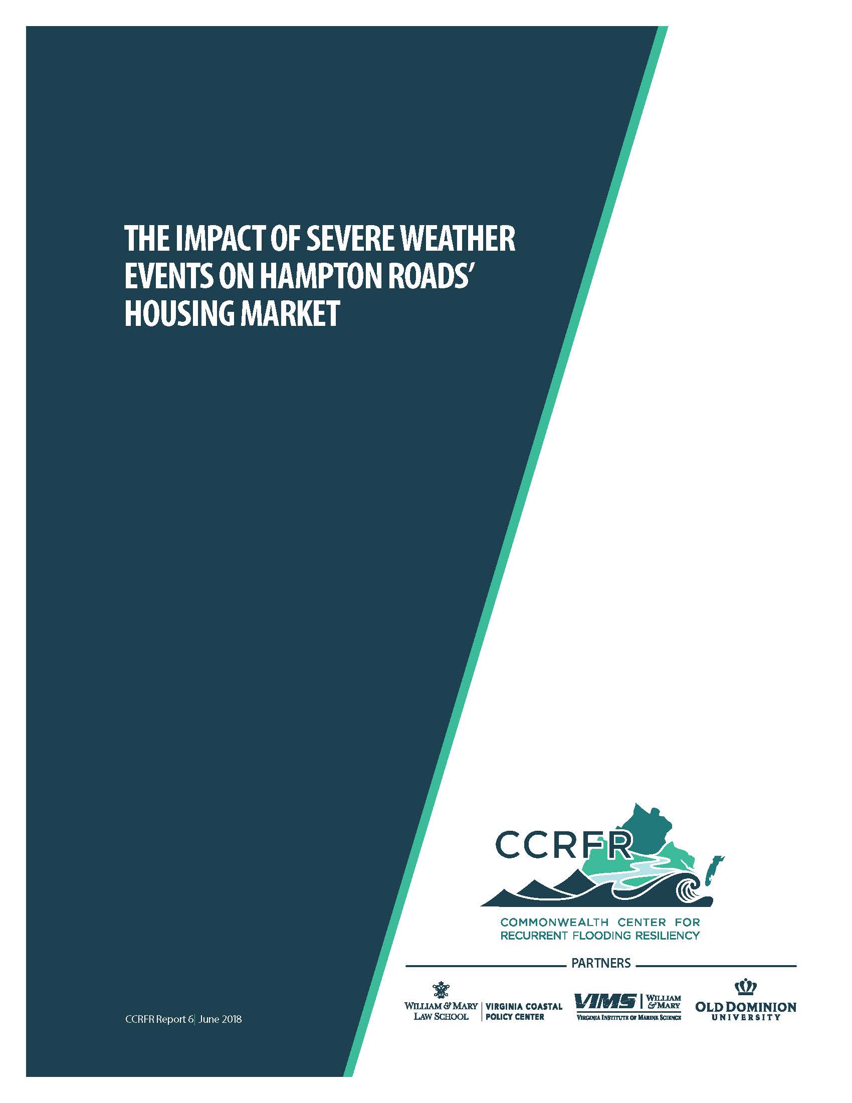 CCRFR- Housing Studies White Paper- Cover Page