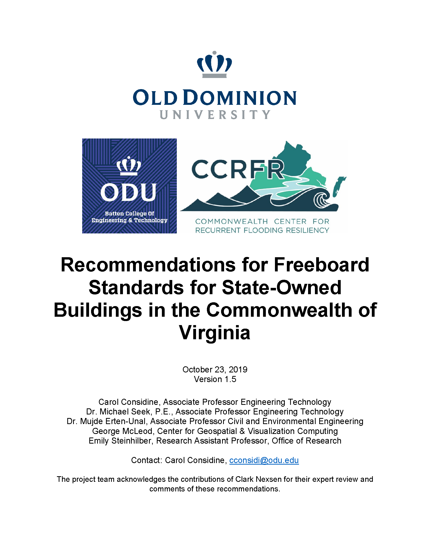 ODU Freeboard Recommendations Ver 1.5 10_23_19 w out WM 1